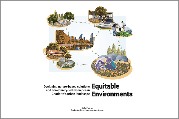 Title page of Equitable Environments Thesis by Lieke Postma