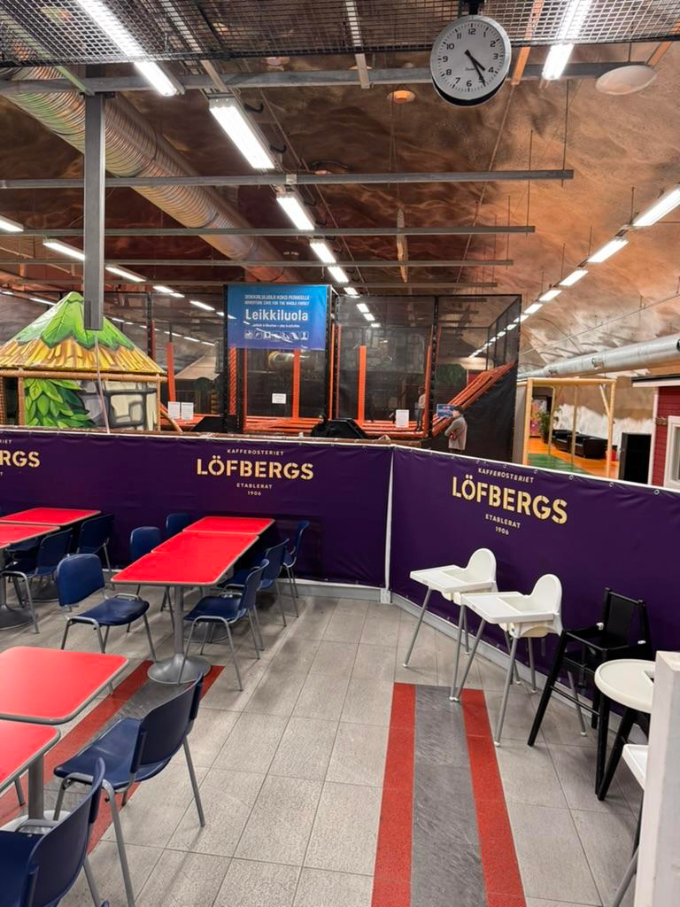 Games and gathering spaces in a Helsinki bunker